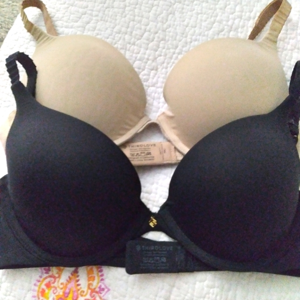 🦋ThirdLove 24/7 Memory Foam Pushup Bra Set 36C